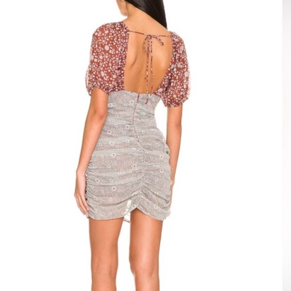 NWT Free People Tessa Floral Print Ruched Dress Size Small Womens​​​​​​​ - Picture 2 of 7